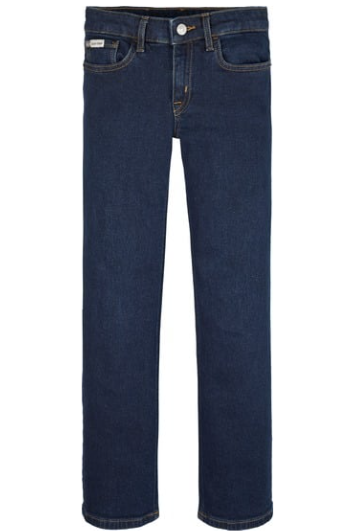 Jeans da ragazza in cotone con vestibilità dritta  IG0IG030021A4