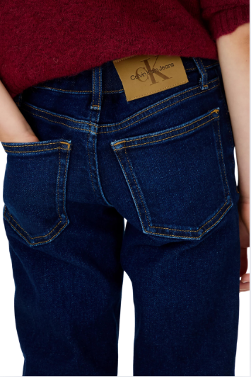 Jeans da ragazza in cotone con vestibilità dritta  IG0IG030021A4