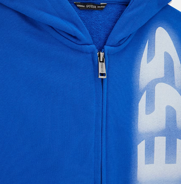 Felpa da ragazzo con cappuccio e stampa maxi logo lettering laterale L5YQ01KAD74