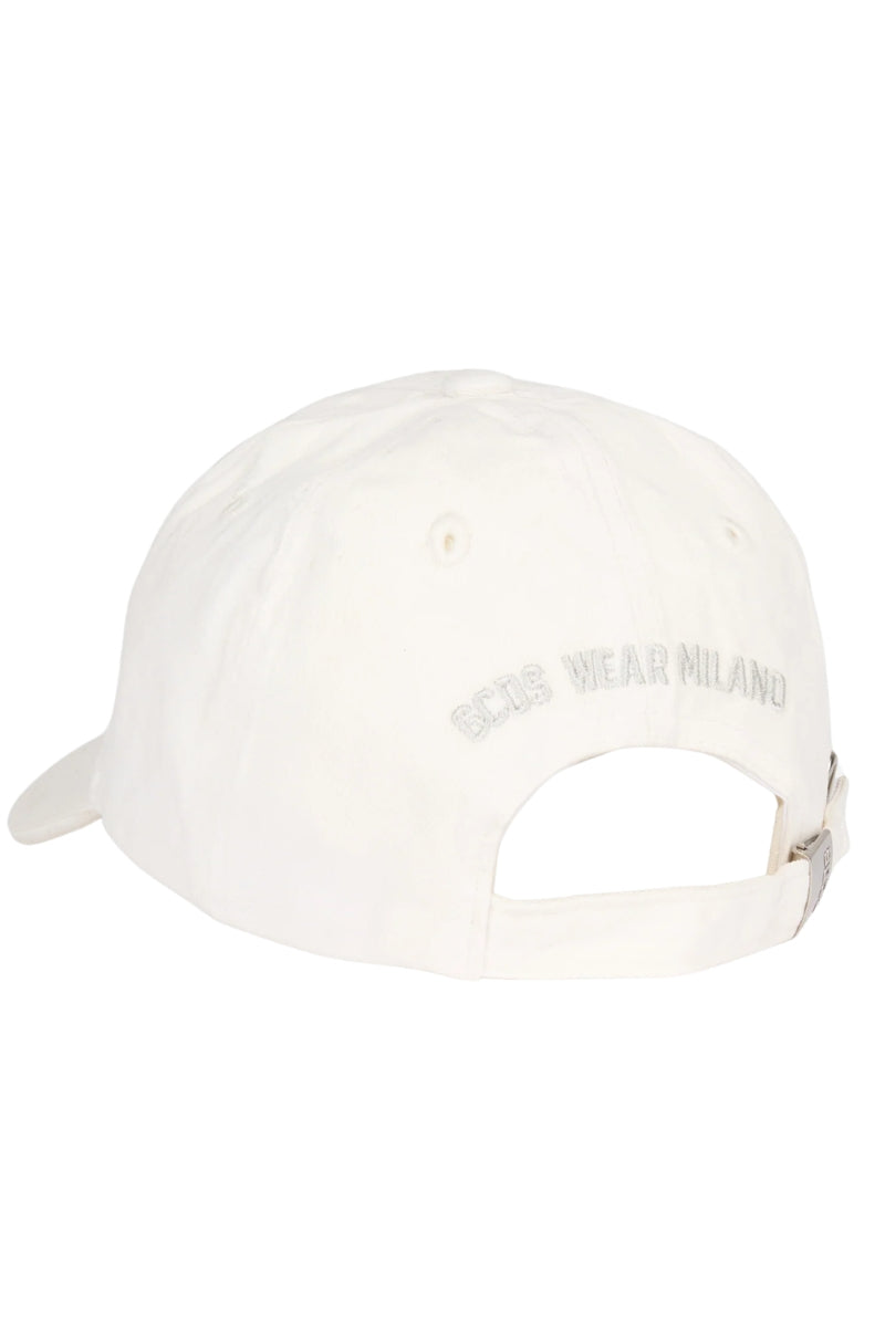 Cappello da ragazzo e ragazza modello baseball con logo 3D ricamato a contrasto sul davanti Z0UJQN609T800