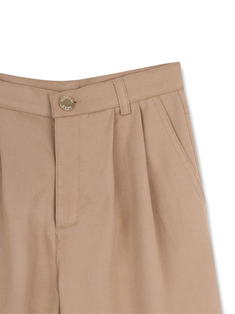 Shorts da ragazza in cotone con dettagli plissettati R30565/263